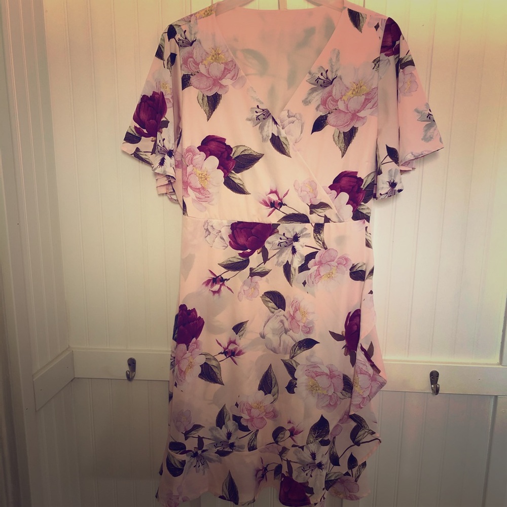 Pink Blush maternity dress